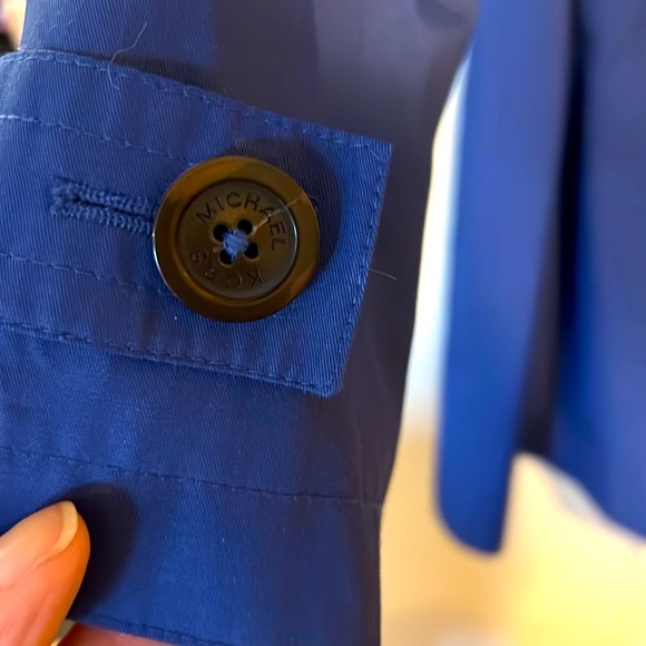 Singing in the rain cobalt blue rain coat - Picture 6 of 9